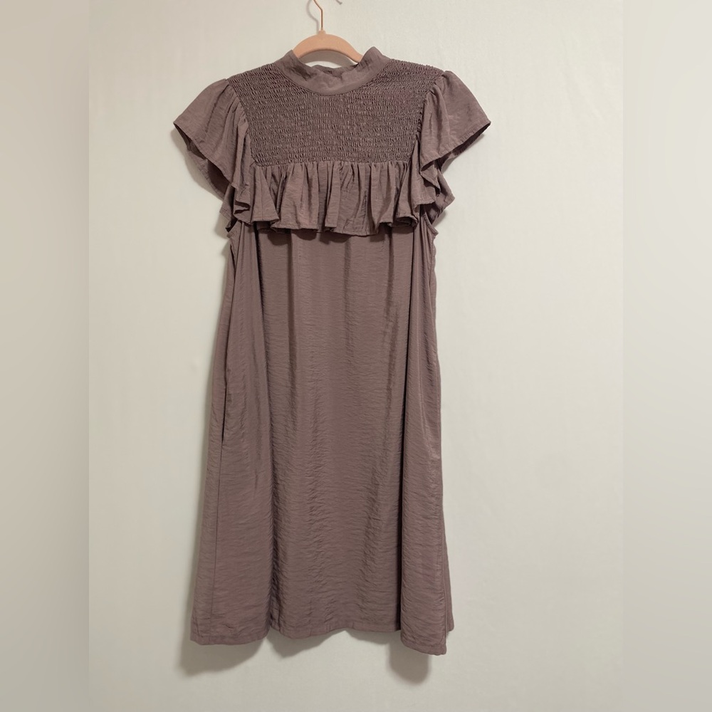 a new day Lavender Smocked Dress